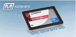Intel X25-M/Kingston 160GB SSDNow M-Series SATA2 2.5" Drive