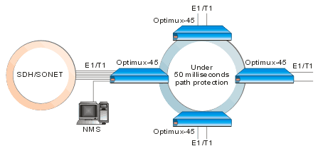 Optimux-45, Optimux-45L: DS3 Fiber Mux